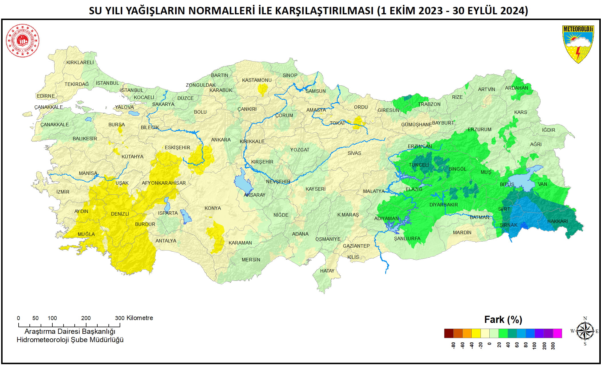 2023-2024 Su Yılı Yağış Raporu