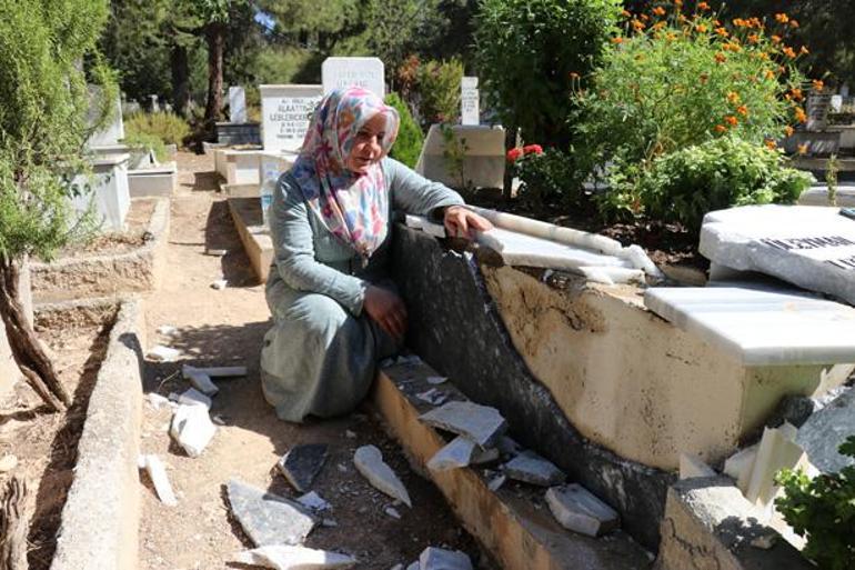 Denizli'de Eşinin Mezarı Kırıldı: Cennet Şanlıtürk'ün Acı Hikayesi