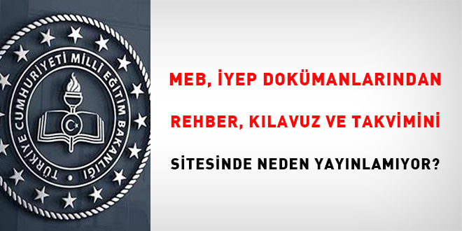 İYEP Dokümanlarının Yayınlanması Hakkında