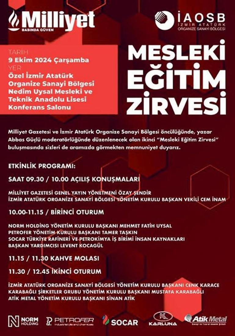 Mesleki Eğitim Zirvesi Yaklaşıyor