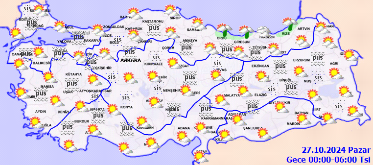 Meteoroloji Genel Müdürlüğü'nden Sarı Kodlu Yağış Uyarısı