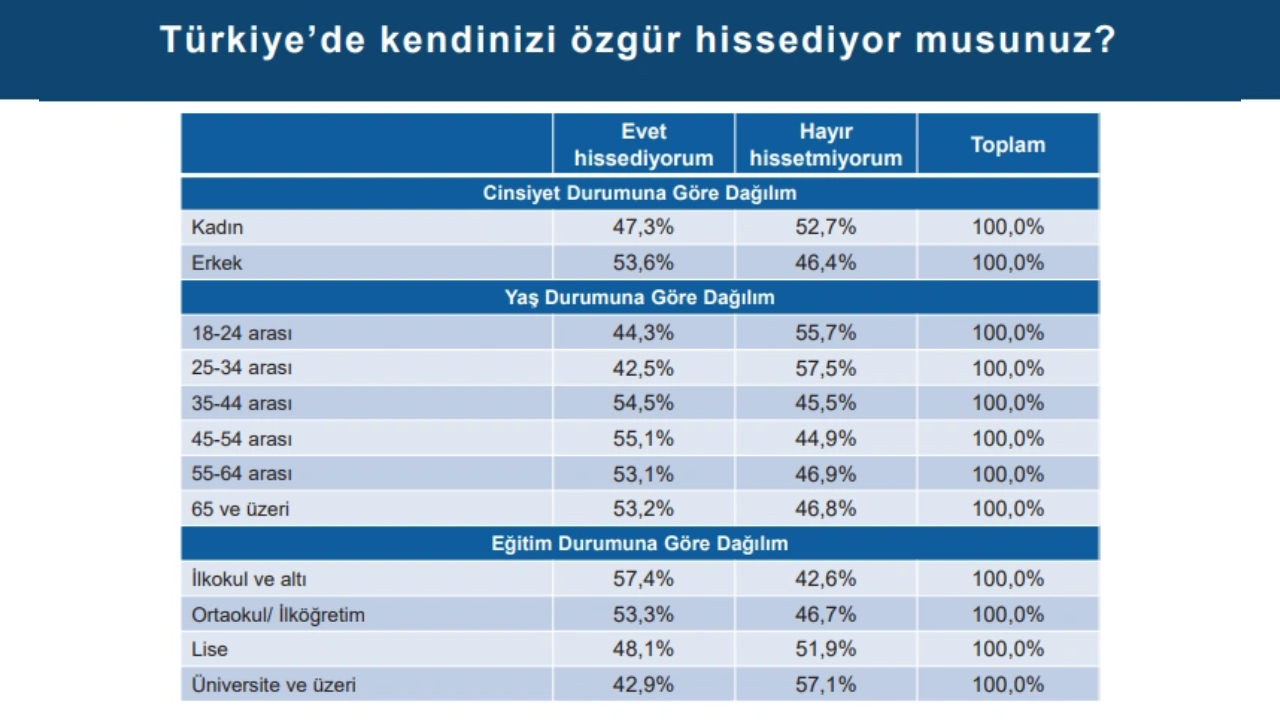 Türkiye Toplumsal Eğilimler Araştırması Eylül 2024: Atatürk ve Özgürlük Algısı