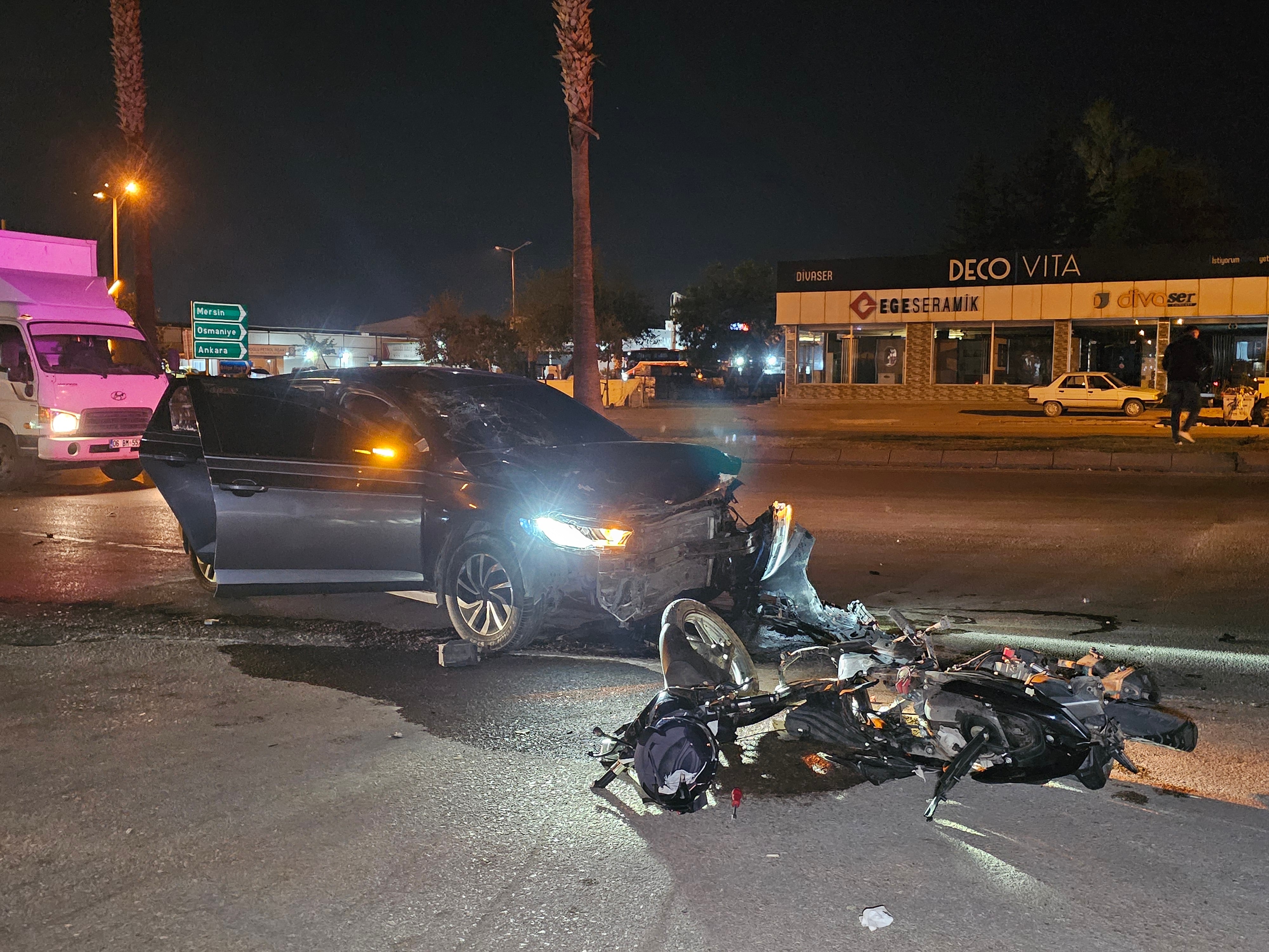 Adana'da Feci Kaza: Motosiklet Sürücüsü Hayatını Kaybetti