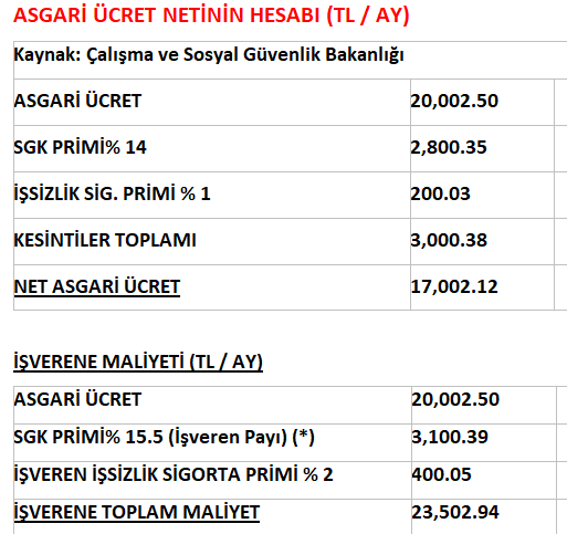 Asgari Ücrete Zam Beklentileri ve 2025 Tahminleri