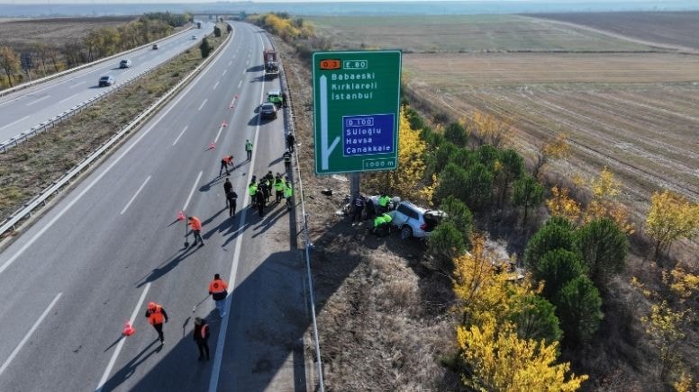 Feci Kaza Edirne'de Meydana Geldi