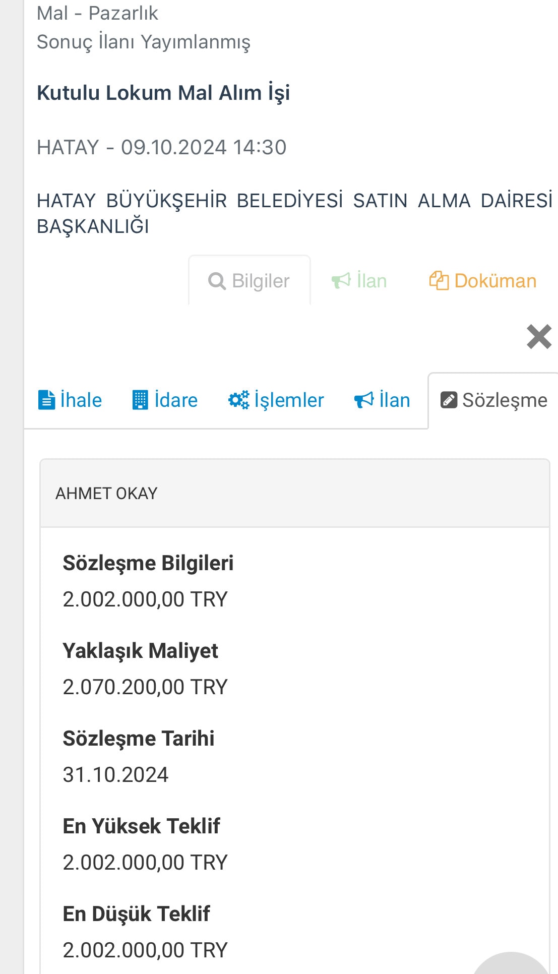 Hatay'da Deprem Sonrası Yeni Seçimler ve İhaleler