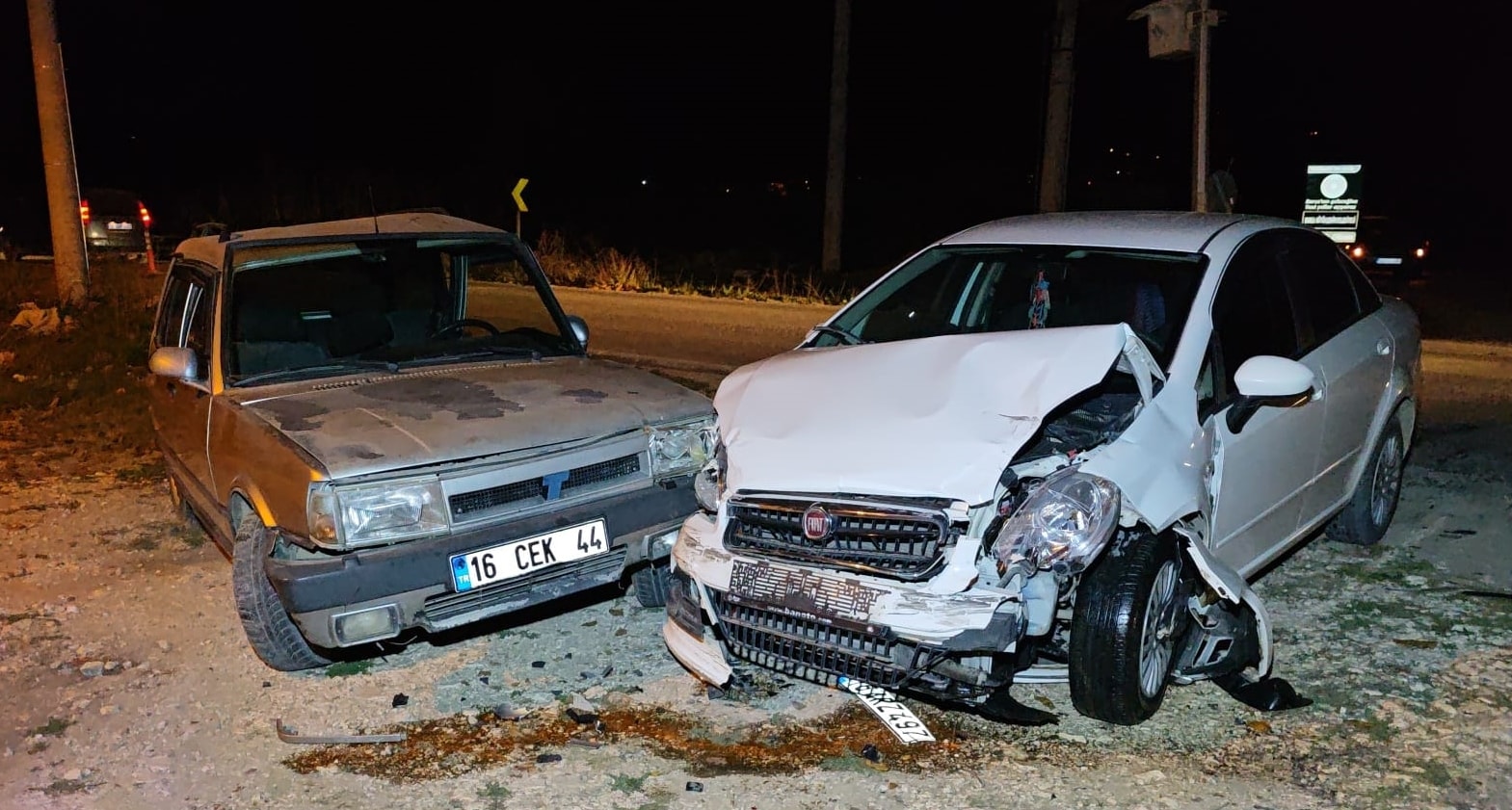 Bursa'nın İnegöl ilçesinde Trafik Kazası