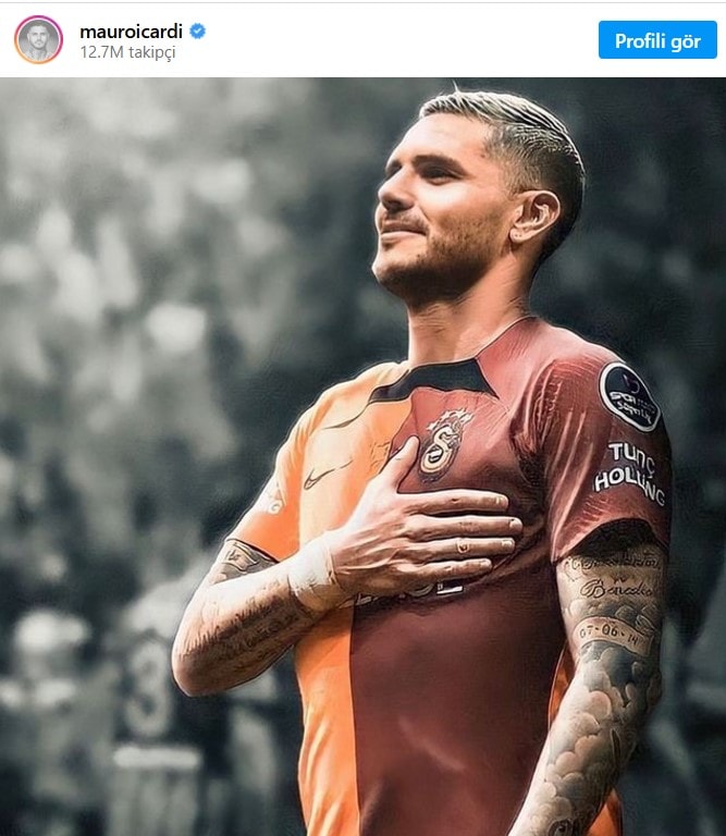 Mauro Icardi'den Galatasaray Taraftarlarına Mesaj