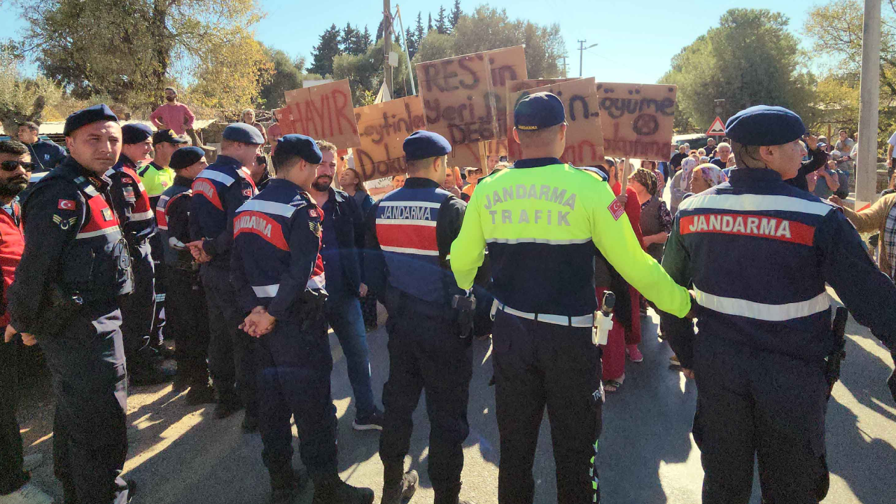 Mazı Köyü'nde Rüzgar Enerji Santrali Projesine Protesto