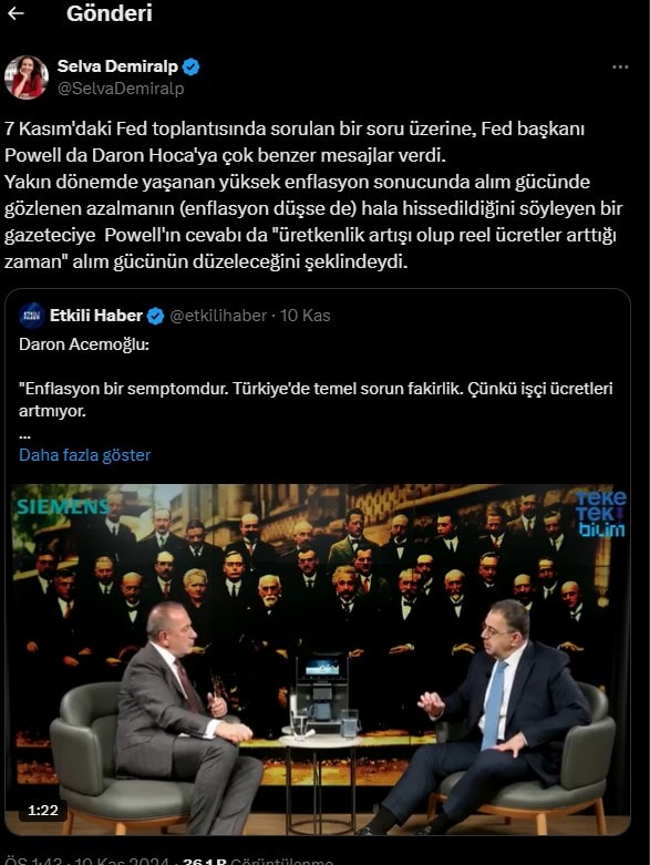 Nobel Ekonomi Ödülü ve Türkiye'de İşçi Ücretleri Üzerine Tartışmalar