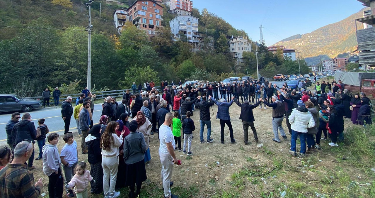 Uzungöl'de HES Projesine Karşı Eylem Düzenlendi